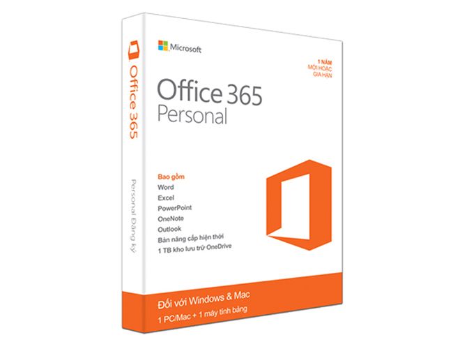 Phần mềm Office 365 Personal 32bit/64 English Subscr